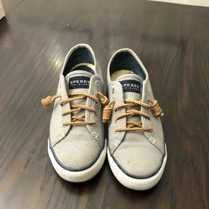 Grey Sperry Top Siders